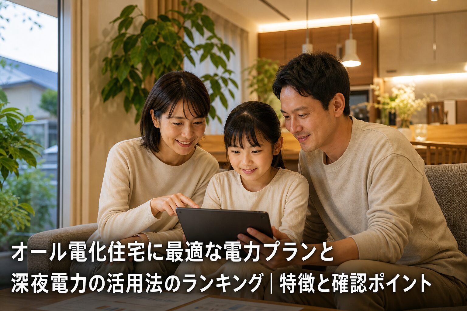 オール電化住宅に最適な電力プランと深夜電力の活用法のランキング｜特徴と確認ポイントのアイキャッチ画像