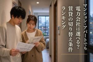 マンション・アパートでも電力会社は選べる？賃貸の切り替え条件ランキングのアイキャッチ画像
