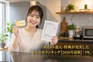 ポイント還元・特典が充実した電力会社ランキング【2026年最新】｜PRのアイキャッチ画像