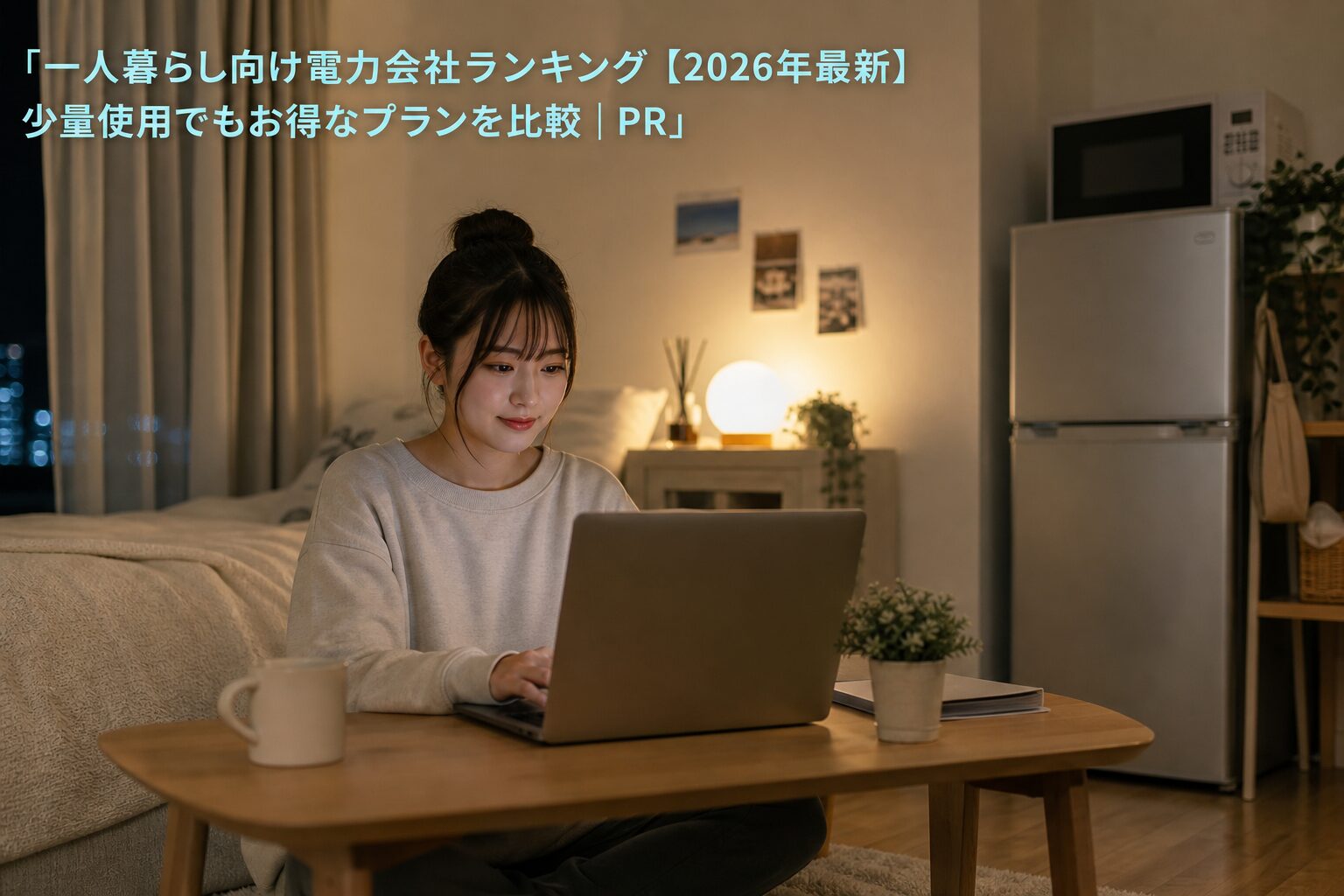 一人暮らし向け電力会社ランキング【2026年最新】少量使用でもお得なプランを比較｜PRのアイキャッチ画像