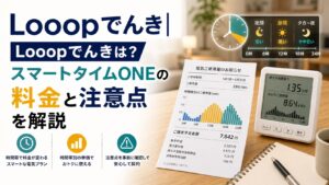 Looopでんきは高い？スマートタイムONEの料金と注意点を解説のアイキャッチ画像