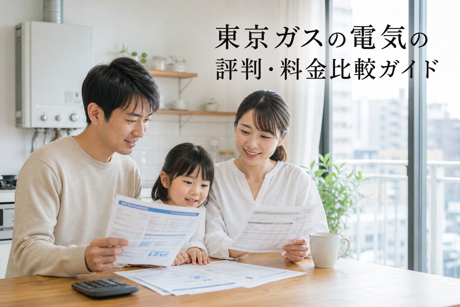 東京ガスの電気の評判・料金比較ガイドのアイキャッチ画像