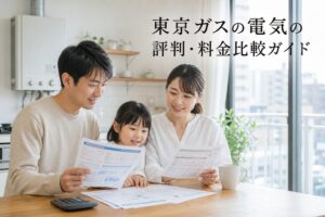 東京ガスの電気の評判・料金比較ガイドのアイキャッチ画像