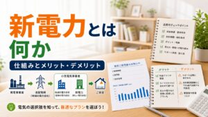 新電力とは何か｜仕組みとメリット・デメリットの比較ガイドのアイキャッチ画像
